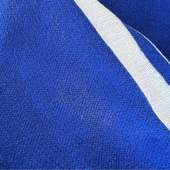 Isabel Marant Etoile Darcy Knit Track Jacket Full Zip Royal Blue White Medium - Picture 16 of 16